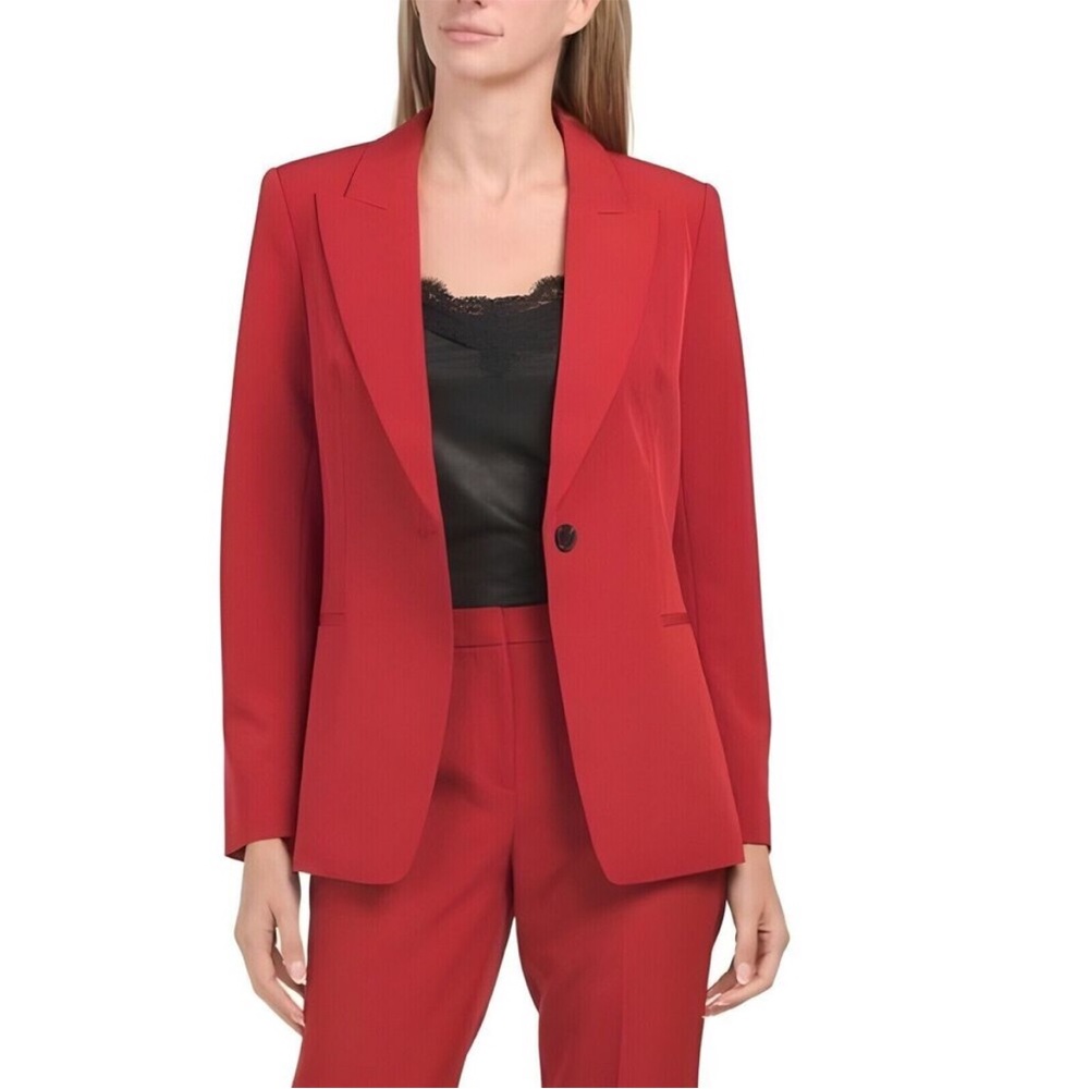 Kobi Halperin Red Single-Button Blazer